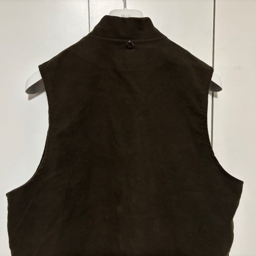 Filson Vest Liner Brown Full Zip Moleskin Hunting Casual Made in USA - Large - Picture 5 of 9
